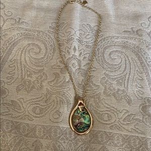 RLM SoHo Robert Lee Morris Gold Abalone Necklace